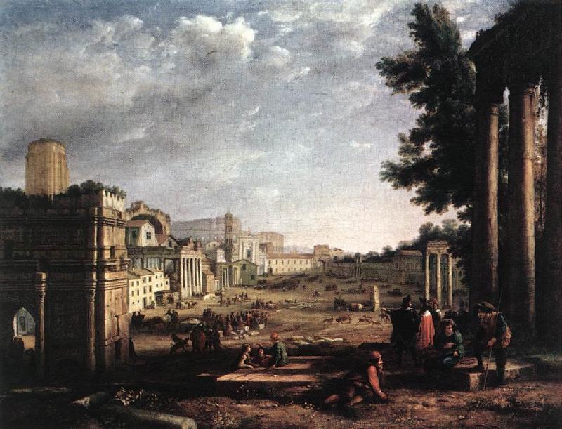 Claude Lorrain The Campo Vaccino, Rome dfg France oil painting art
